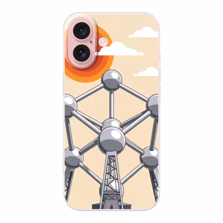 Telefoonhoesje - Architectuur - Geometrie - Stad - Modern - Grijs — 1