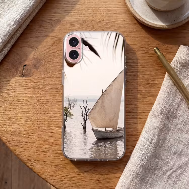 Telefoonhoesje - Boot - Zeil - Water - Tropisch - Natuur — 2