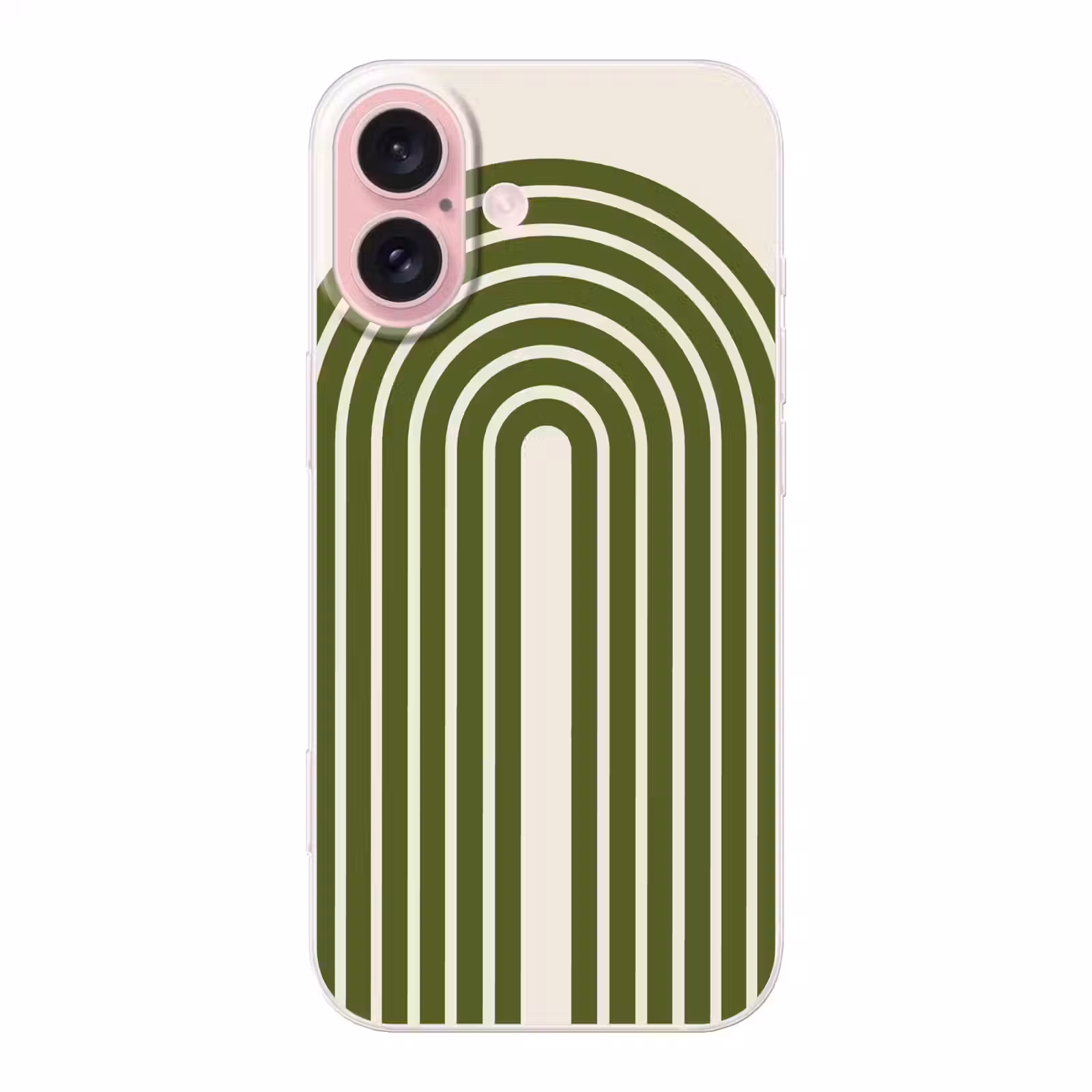 Telefoonhoesje - Abstract - Bogen - Modern - Groen - Kunst — 1