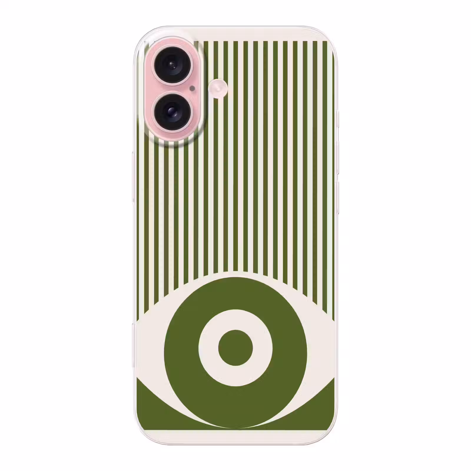 Telefoonhoesje - Abstract - Oog - Strepen - Modern - Groen — 1