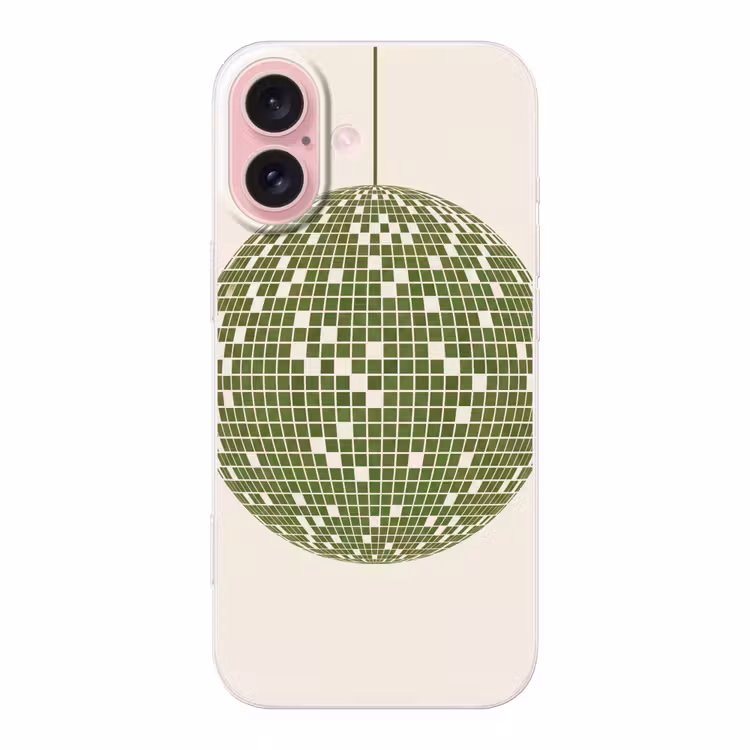 Telefoonhoesje - Disco - Bal - Groen - Abstract - Modern — 1