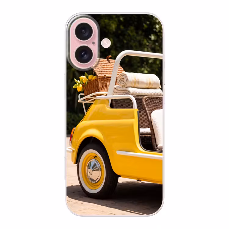 Telefoonhoesje - Auto - Picknick - Zomer - Geel — 1