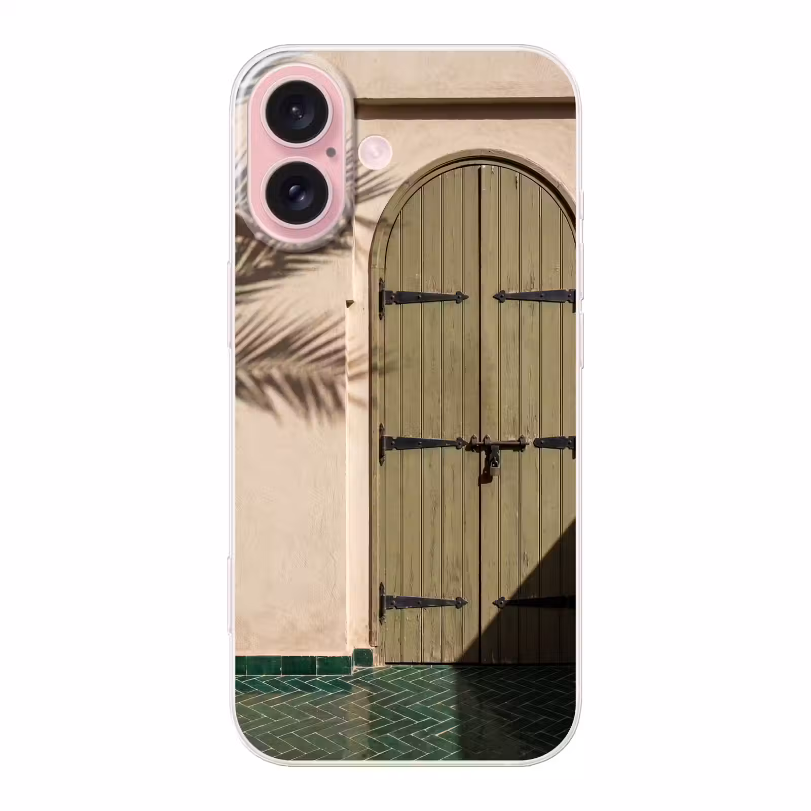 Telefoonhoesje - Deur - Hout - Architectuur - Groen - Rustiek — 1