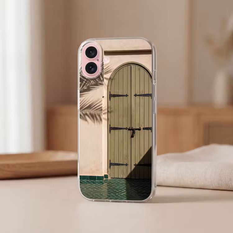 Telefoonhoesje - Deur - Hout - Architectuur - Groen - Rustiek — 3