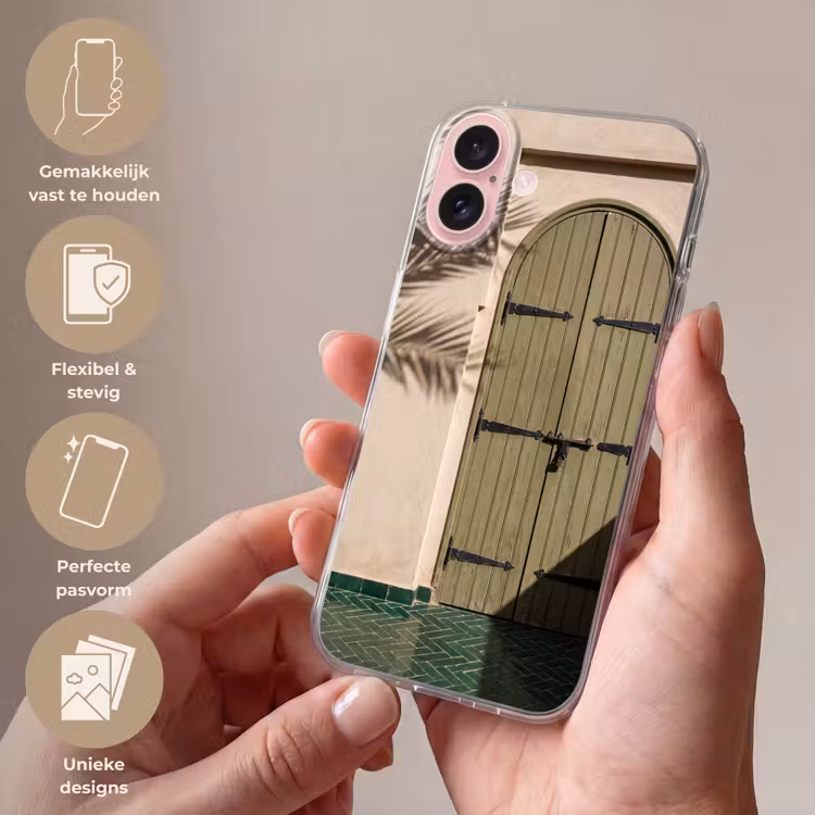Telefoonhoesje - Deur - Hout - Architectuur - Groen - Rustiek — 4