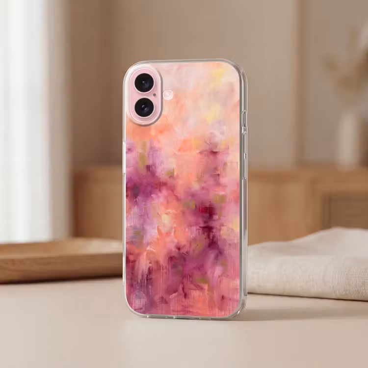 Telefoonhoesje - Abstract - Kleuren - Modern - Roze - Paars — 3