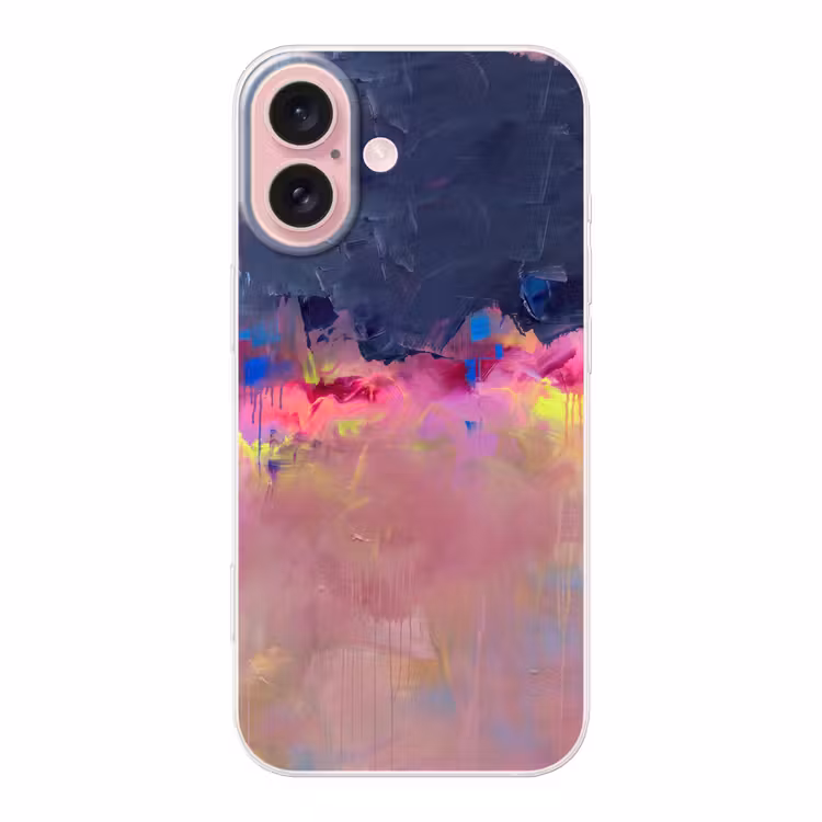 Telefoonhoesje - Abstract - Textuur - Kleuren - Modern - Roze — 1