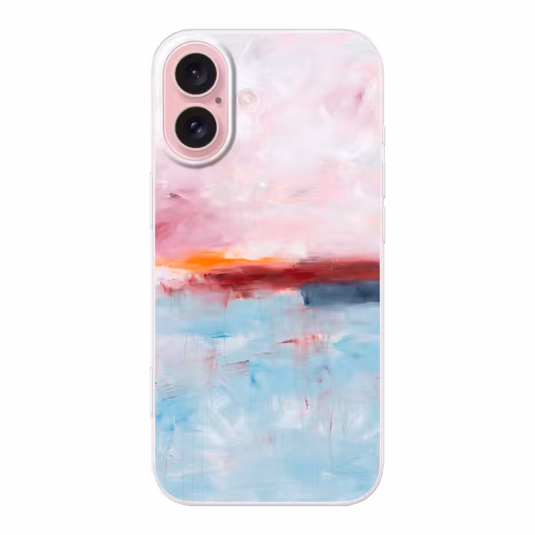 Telefoonhoesje - Abstract - Kleuren - Modern - Kunst - Roze — 1