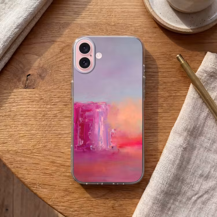 Telefoonhoesje - Abstract - Kleuren - Modern - Roze — 2