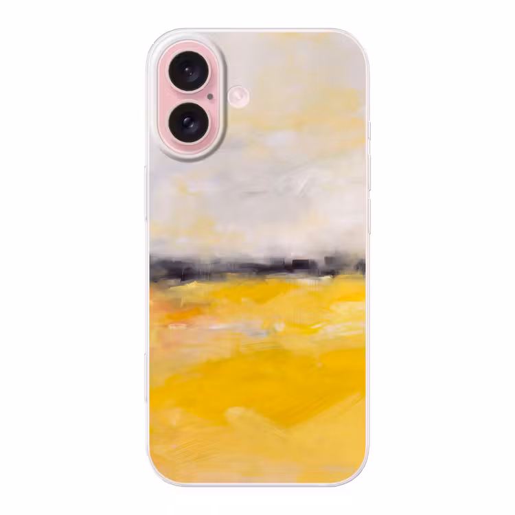 Telefoonhoesje - Abstract - Landschap - Modern - Geel — 1