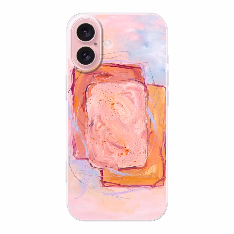 Telefoonhoesje - Abstract - Vormen - Modern - Roze — 1