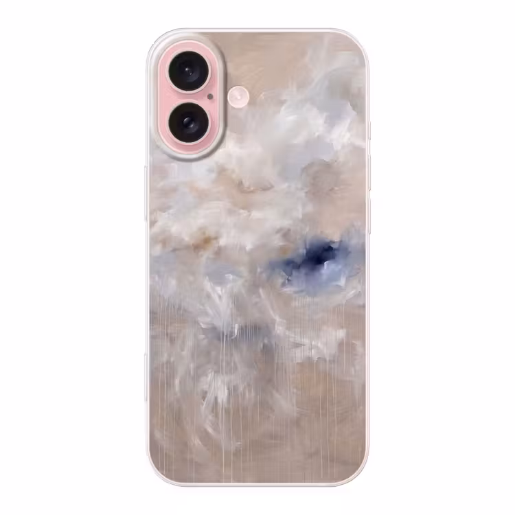 Telefoonhoesje - Abstract - Wolken - Sfeer - Modern - Beige — 1