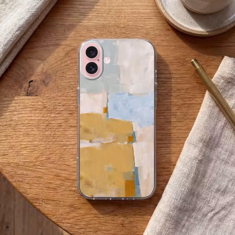Telefoonhoesje - Abstract - Kleuren - Kunst - Modern - Blauw — 2