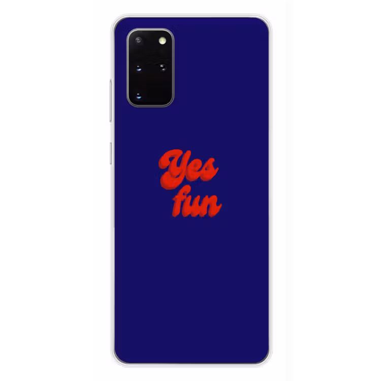 Telefoonhoesje - Blauw - Rood - Yes fun - 3D — 4