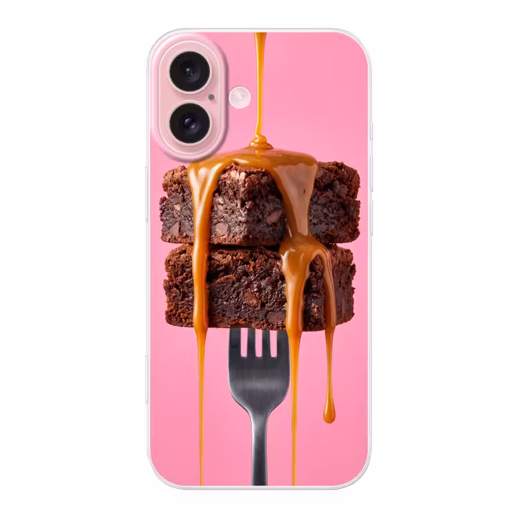 Telefoonhoesje - Brownie - Karamel - Eten — 1