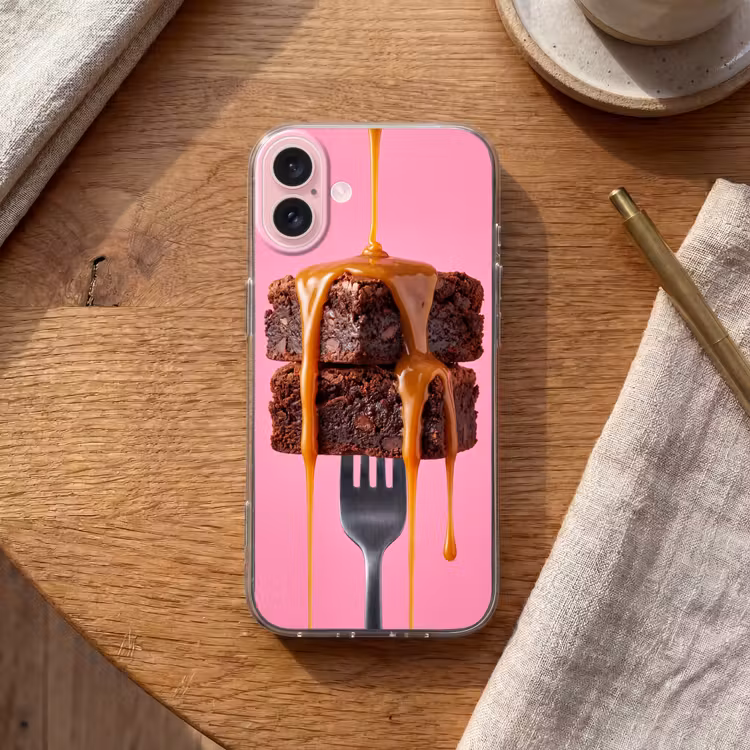 Telefoonhoesje - Brownie - Karamel - Eten — 2