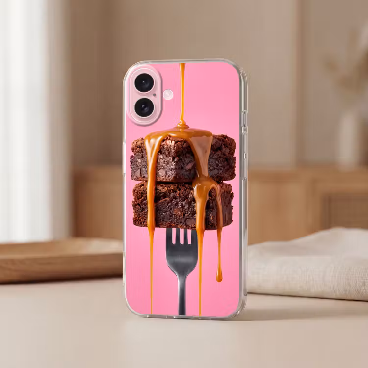 Telefoonhoesje - Brownie - Karamel - Eten — 3