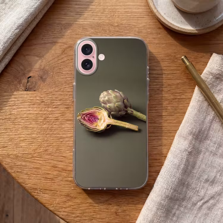 Telefoonhoesje - Artisjok - Paars - Voedsel — 2