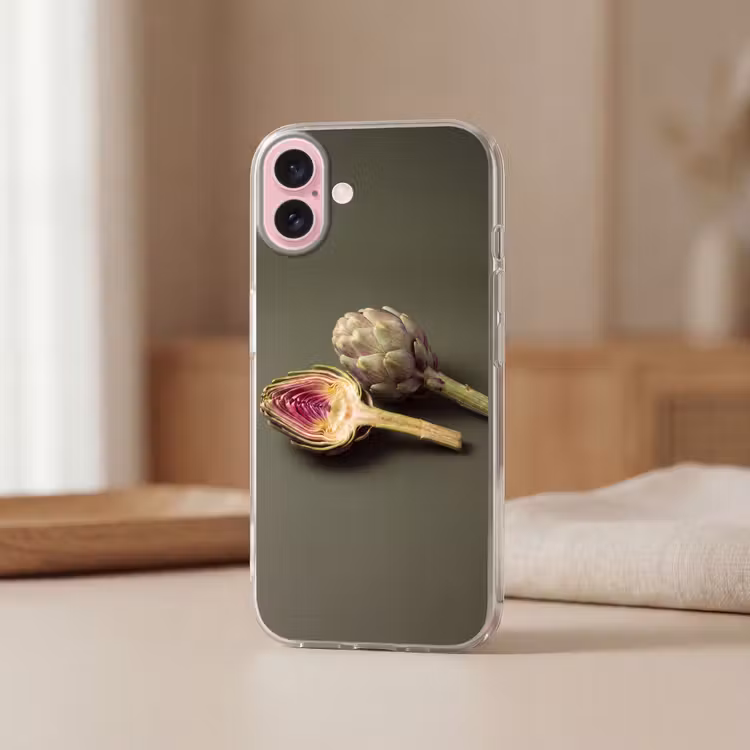 Telefoonhoesje - Artisjok - Paars - Voedsel — 3