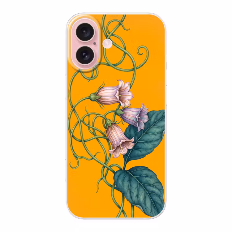 Telefoonhoesje - Bloemen - Botanisch - Geel — 1