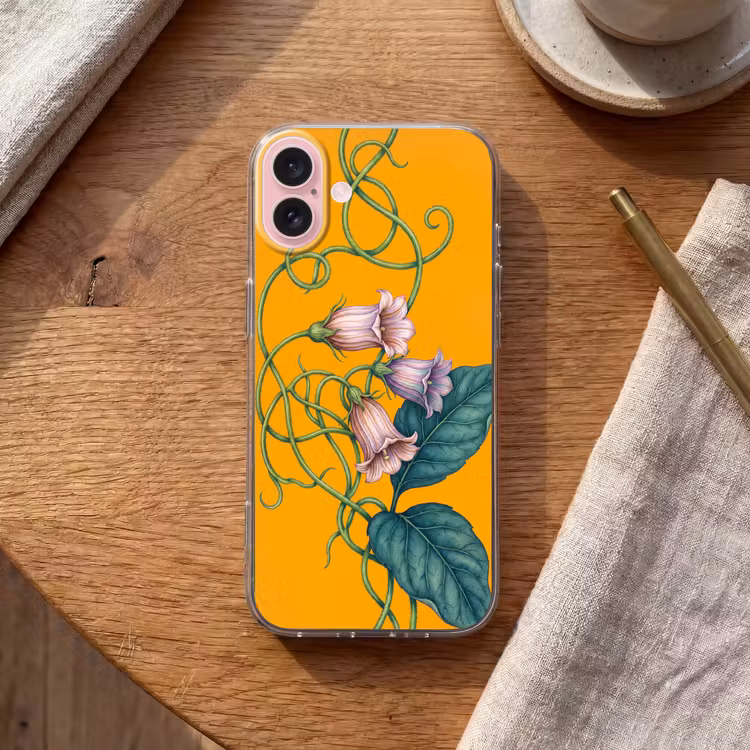 Telefoonhoesje - Bloemen - Botanisch - Geel — 2