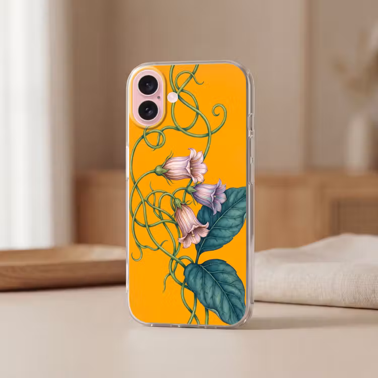 Telefoonhoesje - Bloemen - Botanisch - Geel — 3