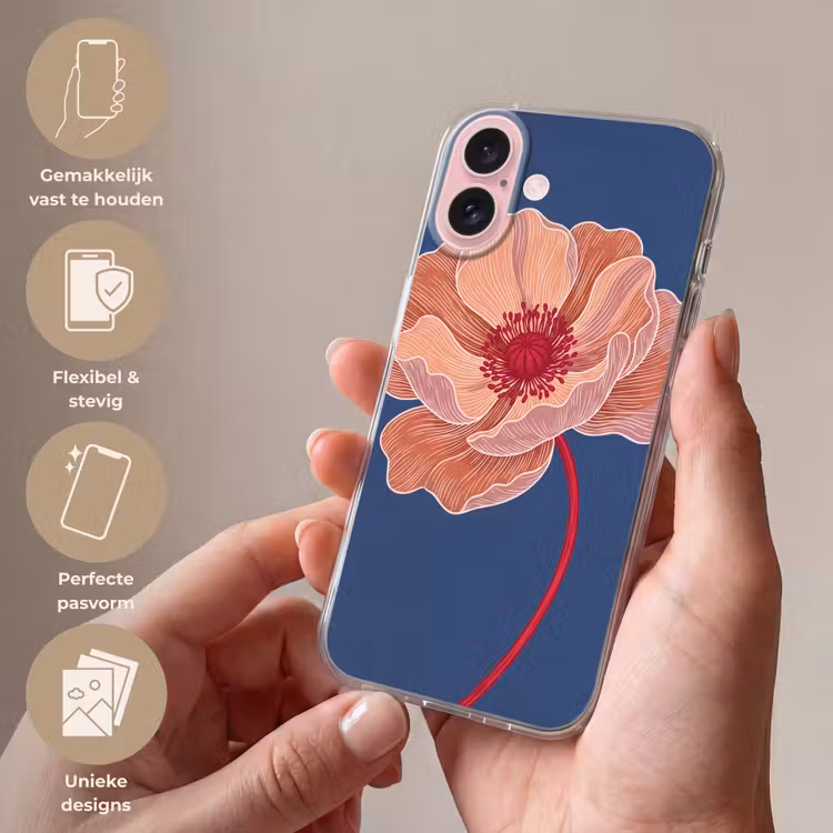 Telefoonhoesje - Bloemen - Modern - Abstract — 4