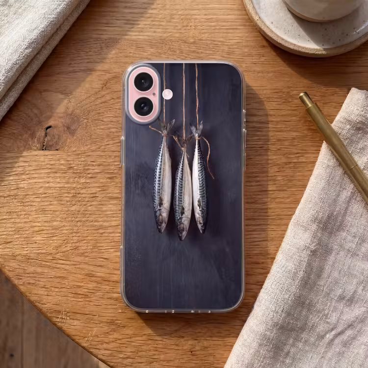 Telefoonhoesje - Drie vissen - Touw — 2