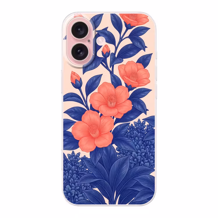 Telefoonhoesje - Bloemen - Bladeren - Botanisch — 1