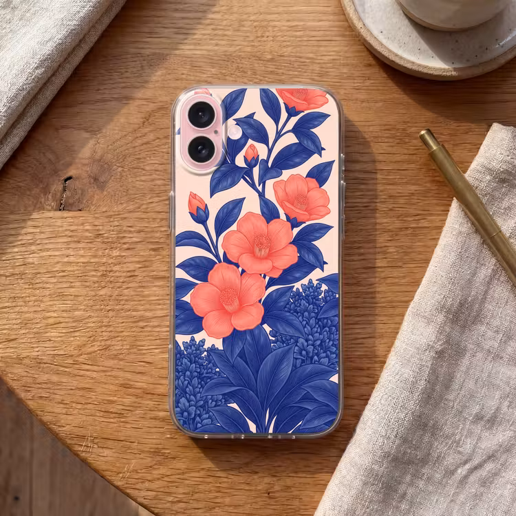 Telefoonhoesje - Bloemen - Bladeren - Botanisch — 2