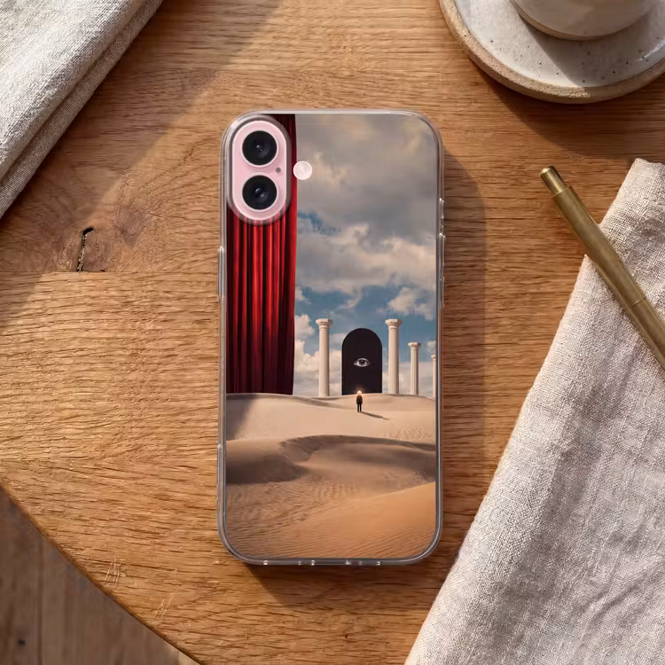 Telefoonhoesje - Droom - Woestijn - Oog — 2