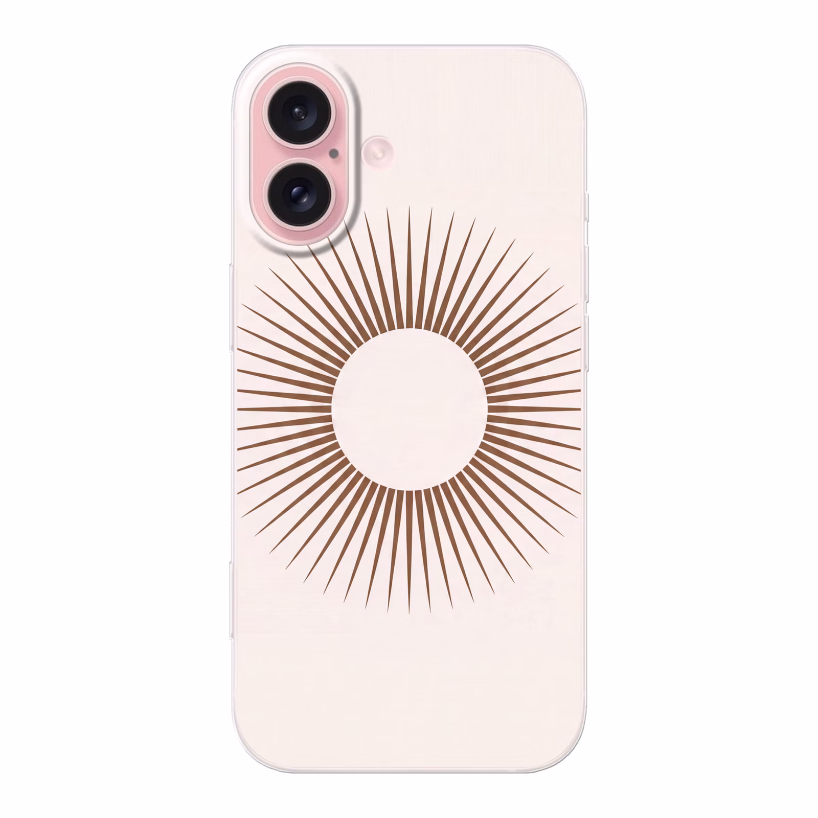 Telefoonhoesje - Abstract - Zon - Symbool - Modern - Beige — 1