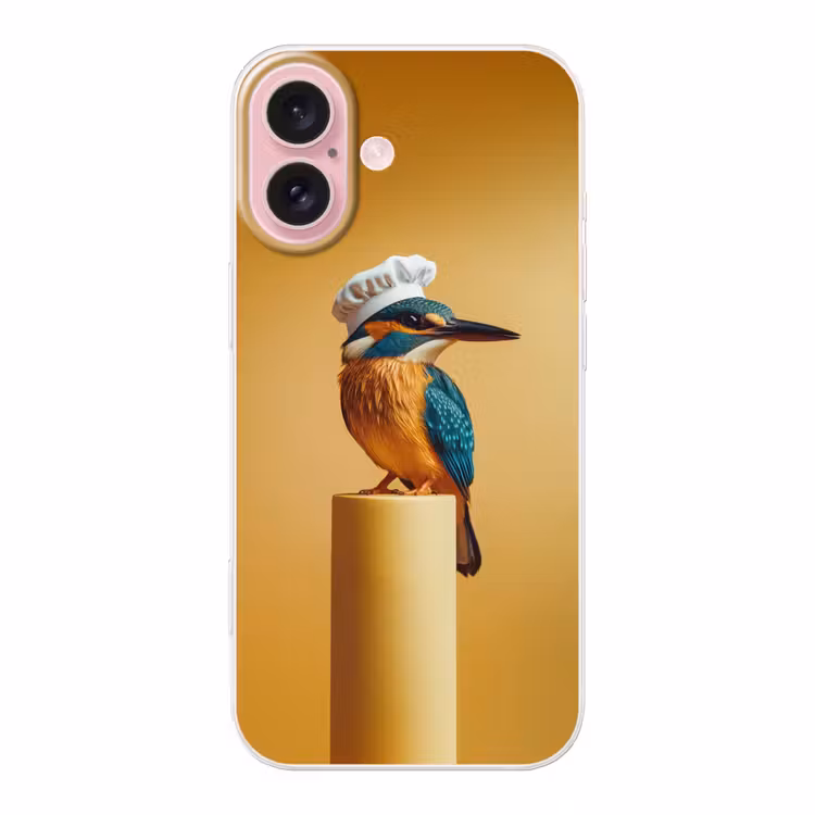 Telefoonhoesje - Ijsvogel - Pilaar - Koksmuts - Vogel — 1