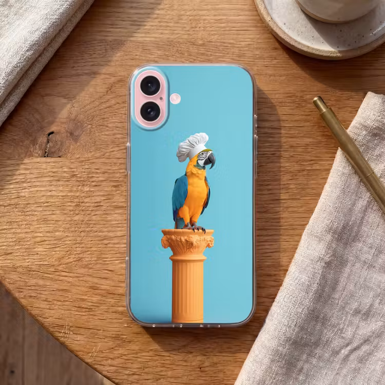 Telefoonhoesje - Papegaai - Koksmuts - Grappig - Vogel — 2