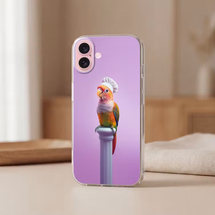 Telefoonhoesje - Papegaai - Koksmuts - Pilaar - Vogel — 3