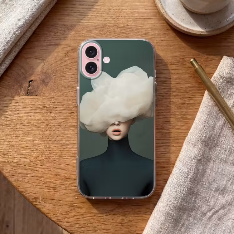 Telefoonhoesje - Hoed - Vrouw - Beige — 2