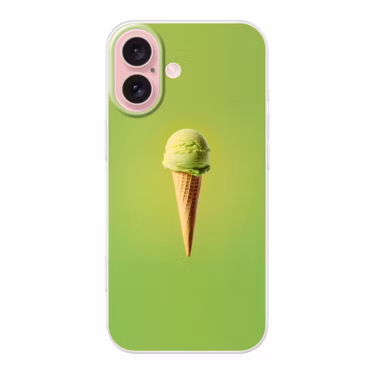 Telefoonhoesje - Hoorntje - Schepijs - Groen — 1