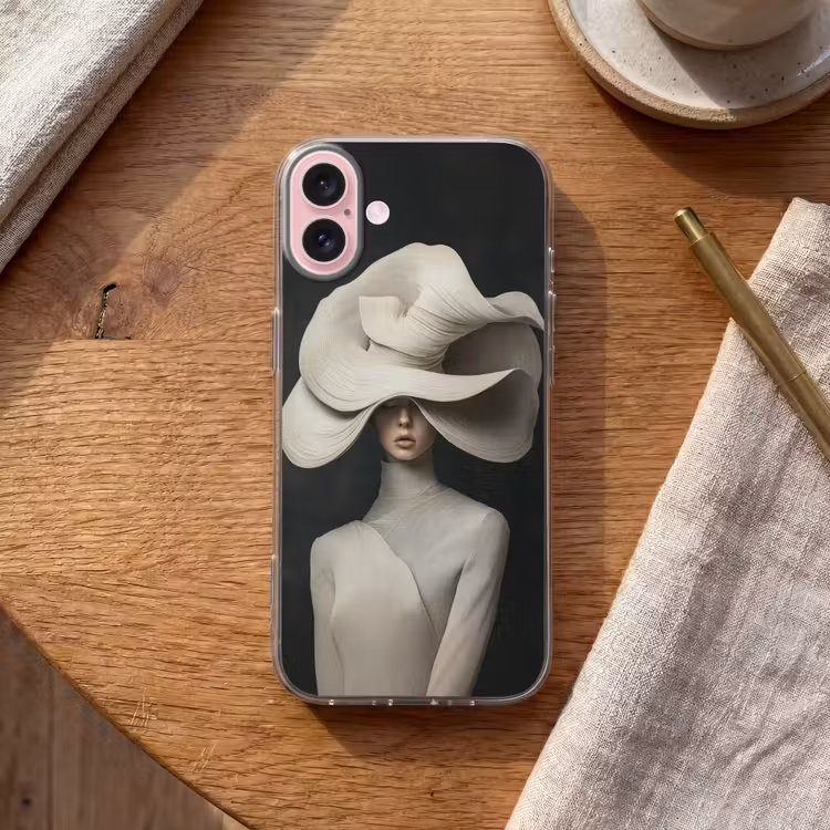 Telefoonhoesje - Modern - Vrouw - Hoed — 2