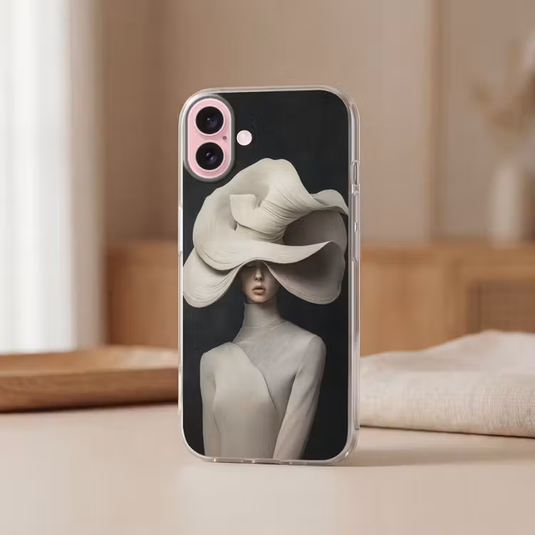 Telefoonhoesje - Modern - Vrouw - Hoed — 3