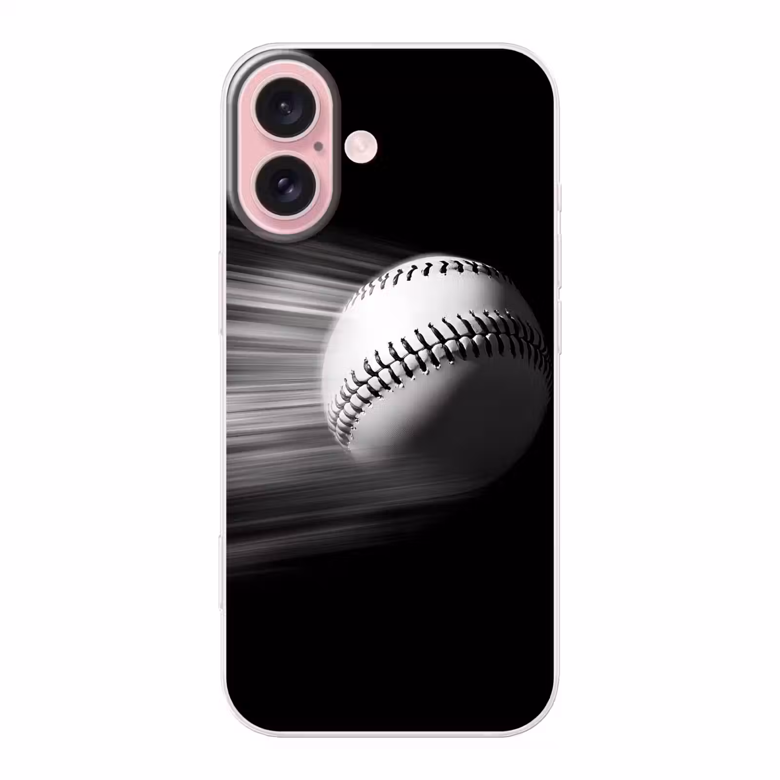Telefoonhoesje - Honkbal - Wit - Vliegt — 1