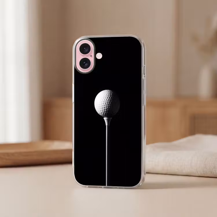 Telefoonhoesje - Golfbal - Minimalistisch - Wit — 3