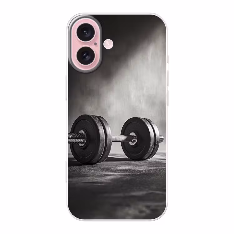 Telefoonhoesje - Halter - Gewichten - Zwart — 1