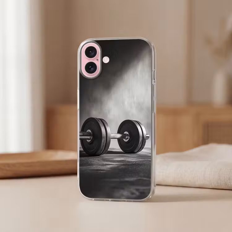 Telefoonhoesje - Halter - Gewichten - Zwart — 3