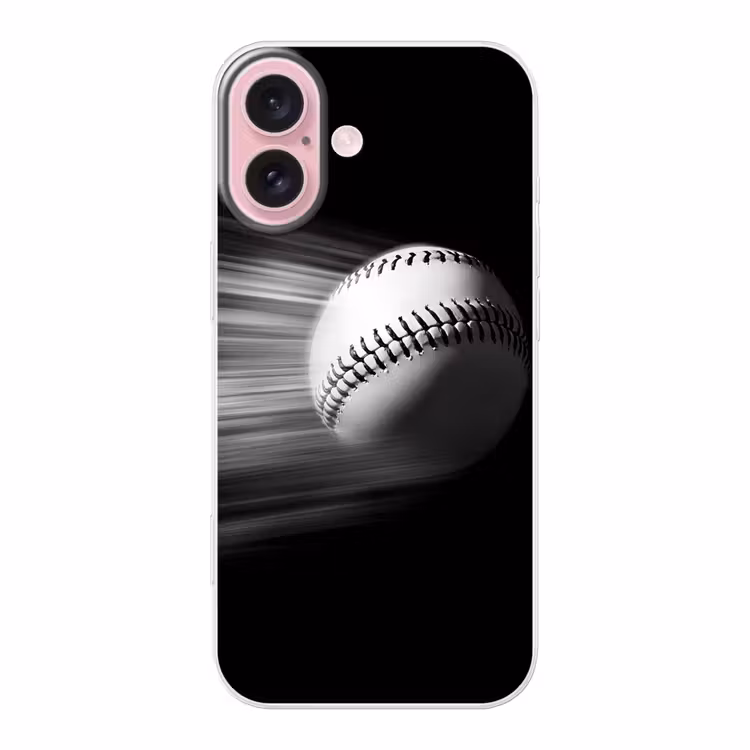 Telefoonhoesje - Honkbal - Wit - Vliegt — 1