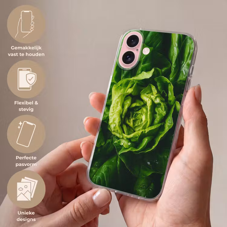 Telefoonhoesje - Groente - Sla - Groen — 4