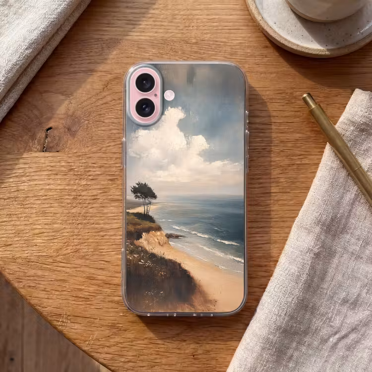 Telefoonhoesje - Klif - Zee - Boom — 2