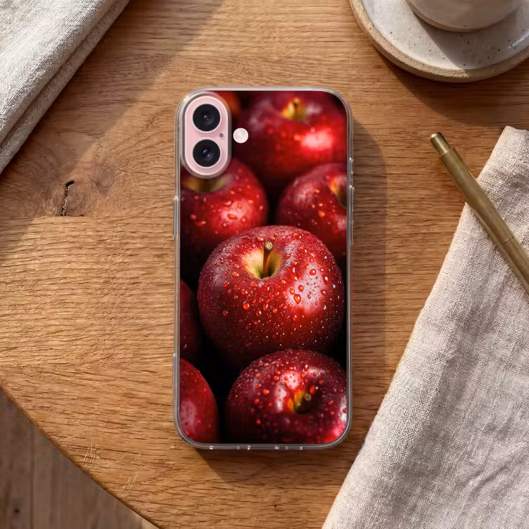 Telefoonhoesje - Rood - Appels - Fruit — 2