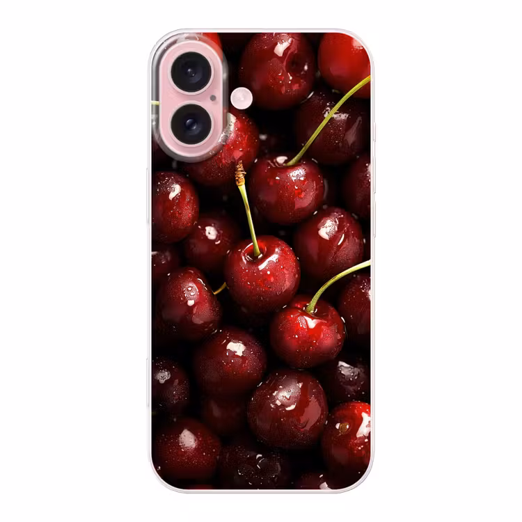 Telefoonhoesje - Rood - Fruit - Kersen — 1