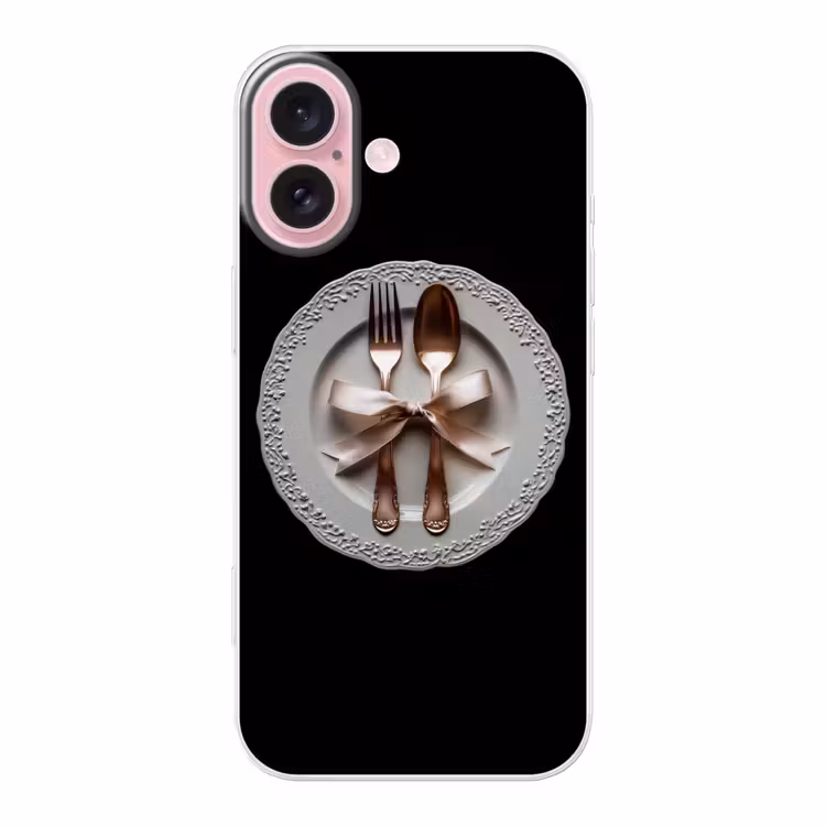 Telefoonhoesje - Rose - Strik - Bestek — 1