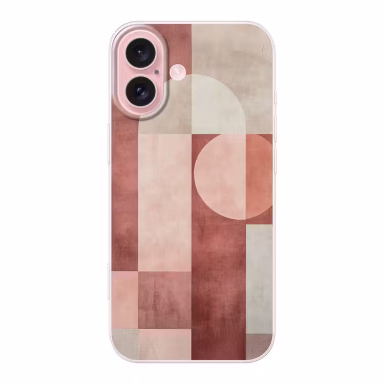 Telefoonhoesje - Figuren - Abstract - Roze — 1
